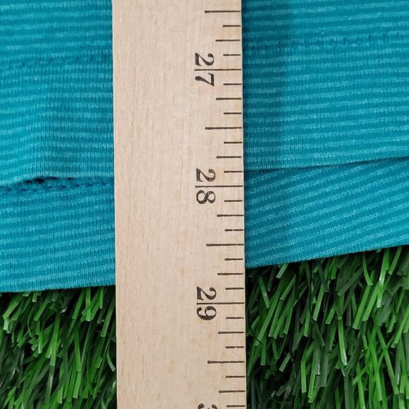 Vintage 90s MOD Stripes Blank Shirt S/M 20x28 Blue USA - Picture 13 of 13